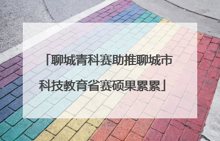 聊城青科赛助推聊城市科技教育省赛硕果累累
