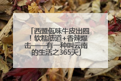 西盟佤味牛皮出圈！软糯筋道+香辣爆击——有一种叫云南的生活之365天