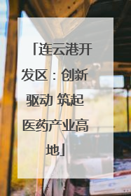 连云港开发区：创新驱动 筑起医药产业高地