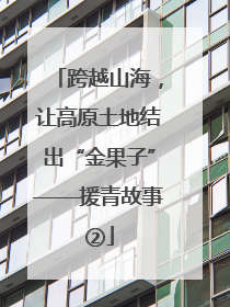 跨越山海，让高原土地结出“金果子”——援青故事②