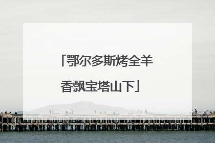 鄂尔多斯烤全羊香飘宝塔山下