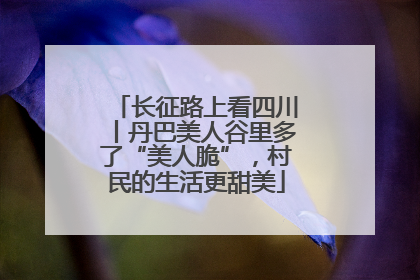 长征路上看四川丨丹巴美人谷里多了“美人脆”，村民的生活更甜美