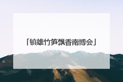 镇雄竹笋飘香南博会