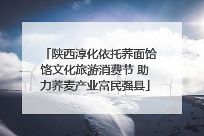 陕西淳化依托荞面饸饹文化旅游消费节 助力荞麦产业富民强县