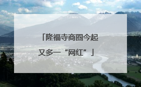 隆福寺商圈今起又多一“网红”