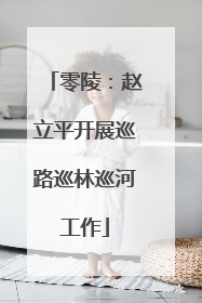 零陵：赵立平开展巡路巡林巡河工作