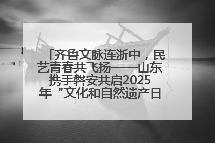 齐鲁文脉连浙中，民艺青春共飞扬——山东携手磐安共启2025年“文化和自然遗产日”系列活动