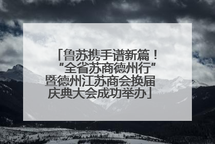 鲁苏携手谱新篇！“全省苏商德州行”暨德州江苏商会换届庆典大会成功举办