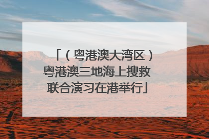 （粤港澳大湾区）粤港澳三地海上搜救联合演习在港举行