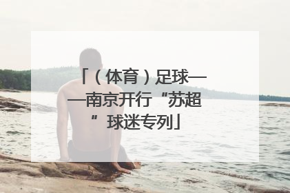 （体育）足球——南京开行“苏超”球迷专列