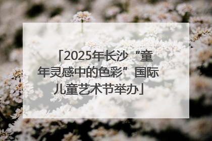 2025年长沙“童年灵感中的色彩”国际儿童艺术节举办