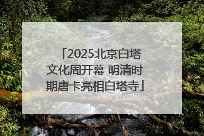 2025北京白塔文化周开幕 明清时期唐卡亮相白塔寺