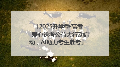 2025升学季·高考｜爱心送考公益大行动启动，AI助力考生赴考