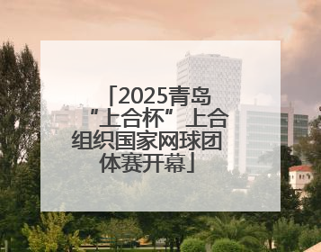 2025青岛“上合杯”上合组织国家网球团体赛开幕