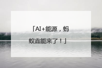AI+能源，蚂蚁鑫能来了！