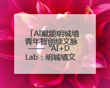 AI赋能明城墙 青年智创续文脉——“AI+D Lab：明城墙文化遗产设计工作坊”在南京开营