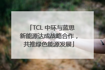 TCL 中环与蓝思新能源达成战略合作，共推绿色能源发展